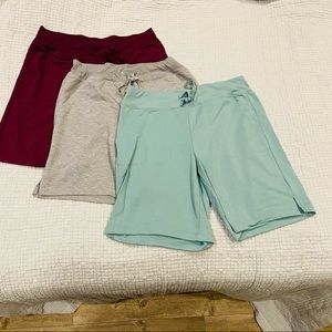 3 PAIRS Womens’ Athletic Works Shorts
